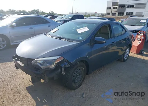 2016 Toyota Corolla Le из США, поврежденный, VIN 5YFBURHE7GP509665